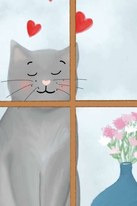 Leo the Cat Gets Spring Fever